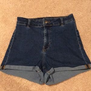 high waisted tight shorts